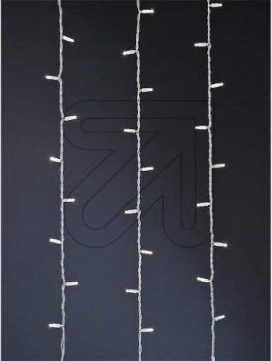 Star Trading LED-lichtgordijn 1x2 m voorStar Trading LED-verlichtingssysteem, lichtketting wit voor buiten, 102 LEDs koel wit, IP44