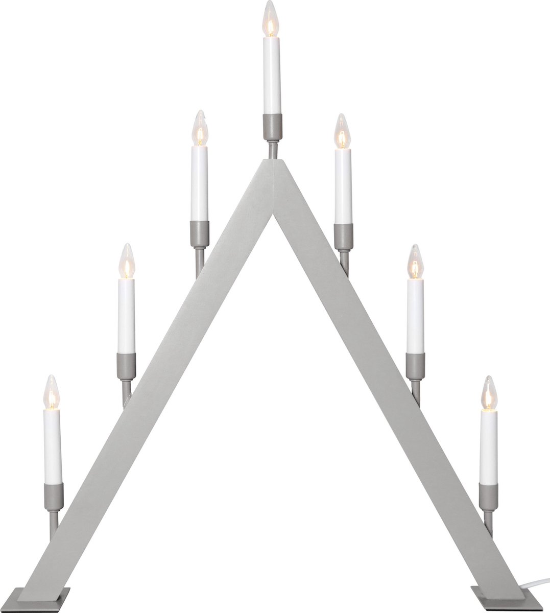 Star Trading kaarsenboog Vind, 7 lichtpunten, hout, beige