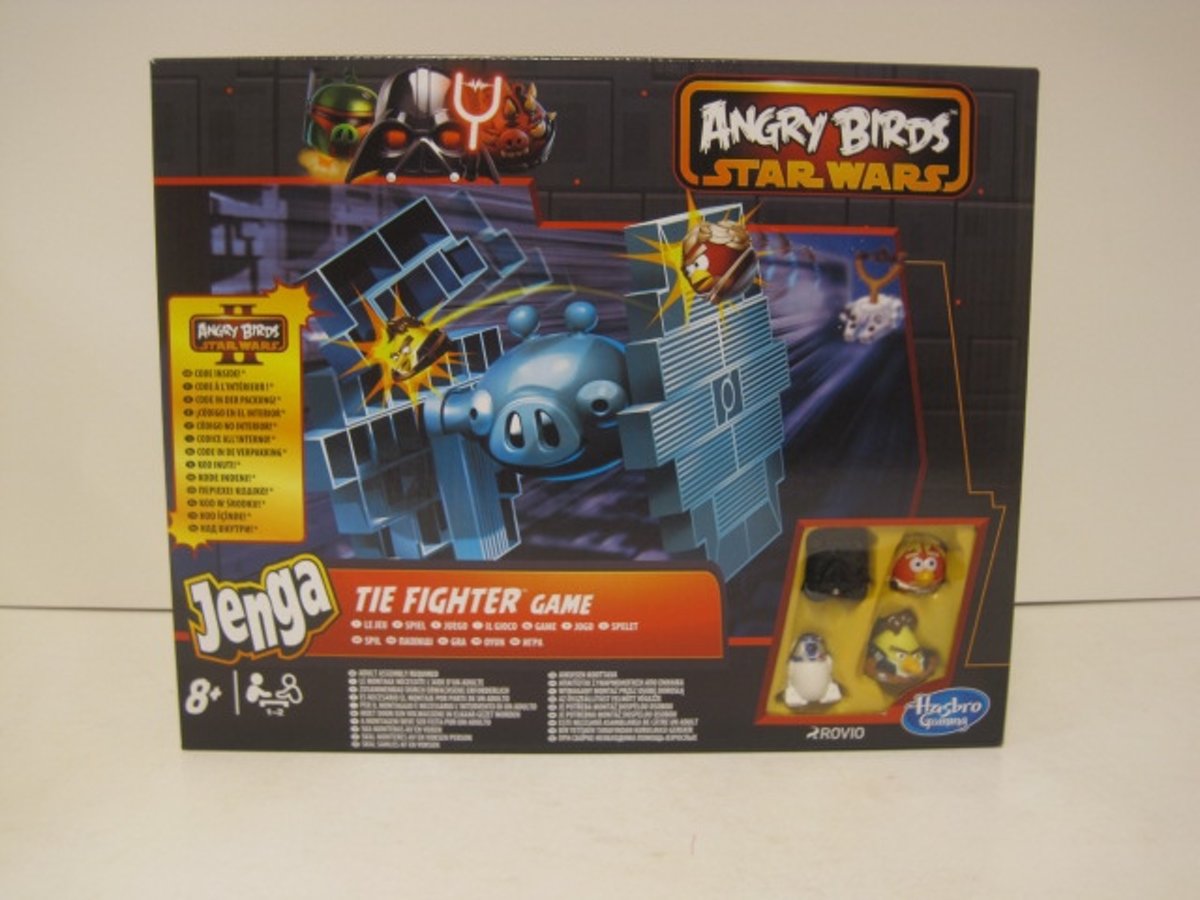 Angry Birds Star Wars Jenga Tie Fighter Game