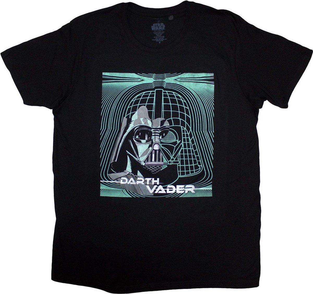 Disney Star Wars - Vader Grid Mask Heren T-shirt - S - Zwart
