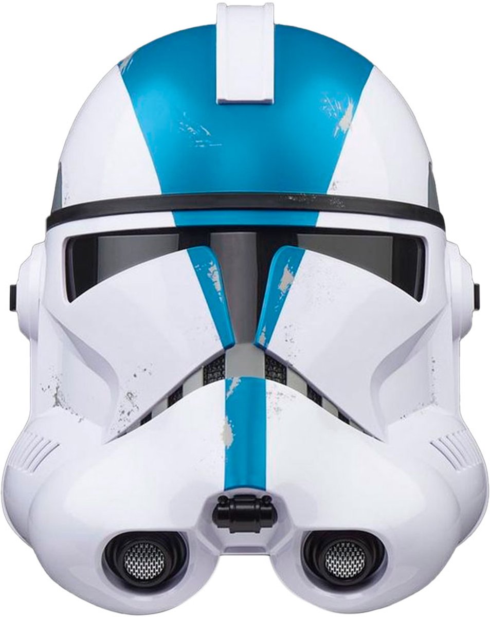 Hasbro Star Wars: Ahsoka Black Series Electronic Helmet Clone Trooper (501st Legion) Action Figuur