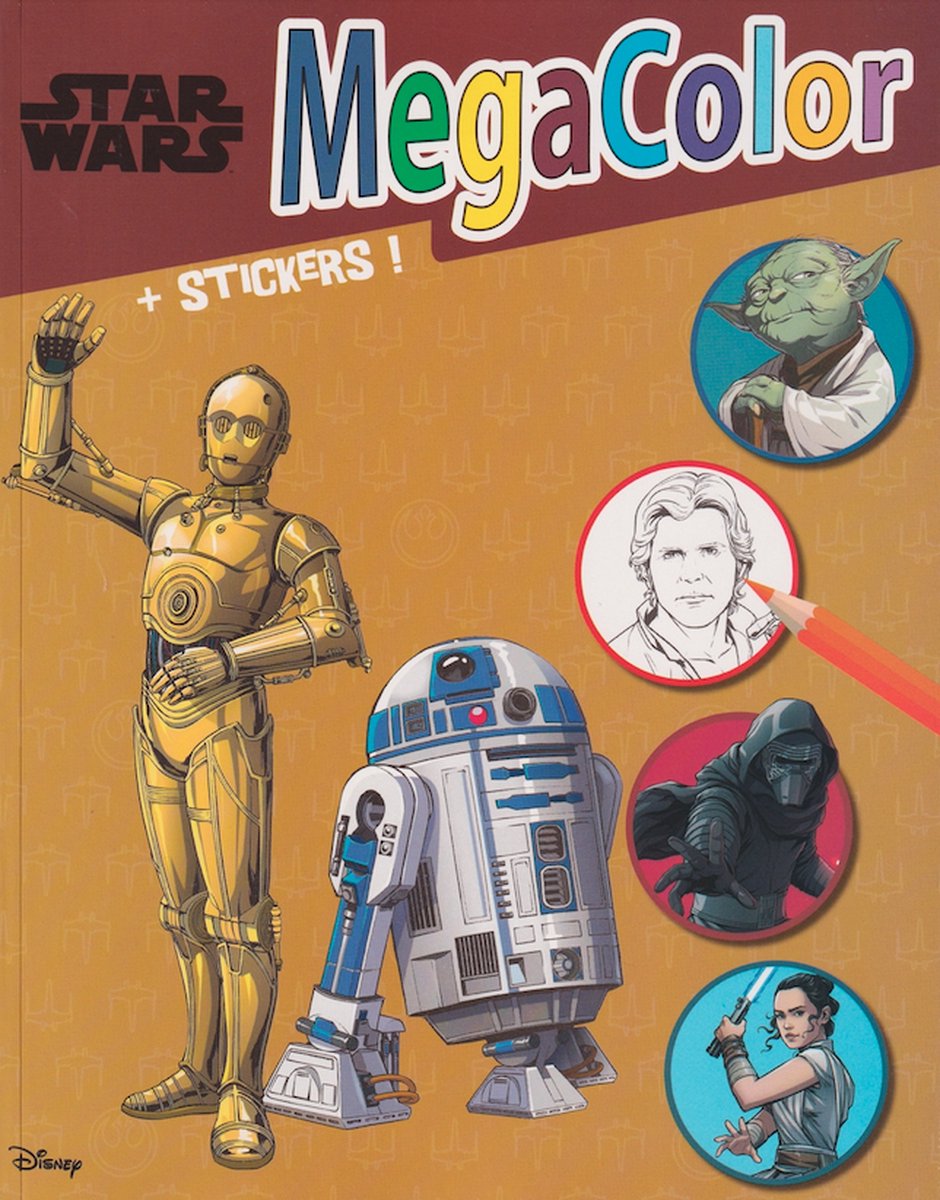 Star Wars - Kleurboek - Stickerboek - Vakantieboek
