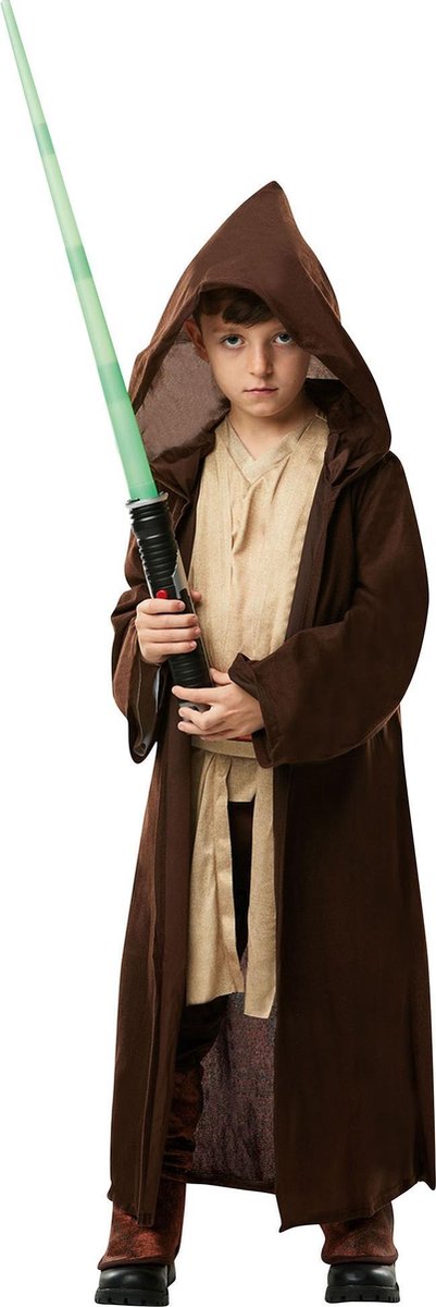 Star Wars Childrens/Kids Jedi Robe Deluxe Costume (Brown)