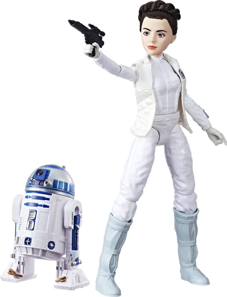 Star Wars Forces of Destiny Leia en R2D2 - 28 cm - Speelfiguur