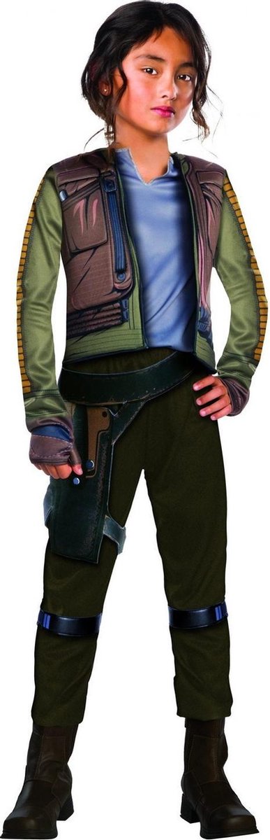 Star Wars Rogue One Childrens/Kids Jyn Erso Deluxe Costume (Green/Brown)