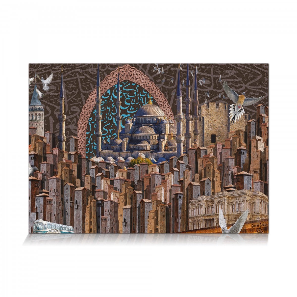 Devoted Istanbul - 1500 Stukjes Puzzel - Architectonisch Kunstwerk van Relifieus en Hitorisch Istanbul