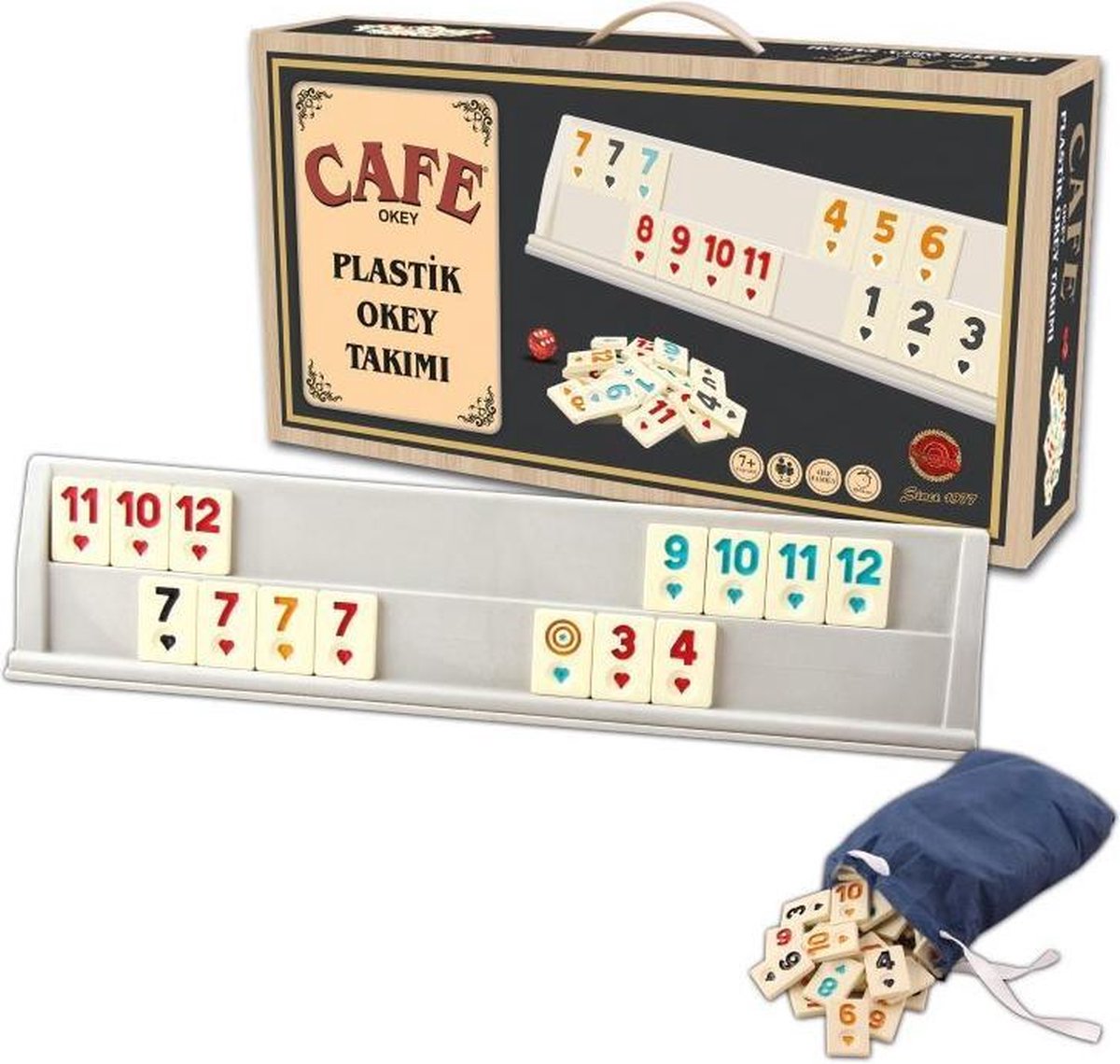 Star Okey - Rummikub - Rummy - Cafe - Plastic