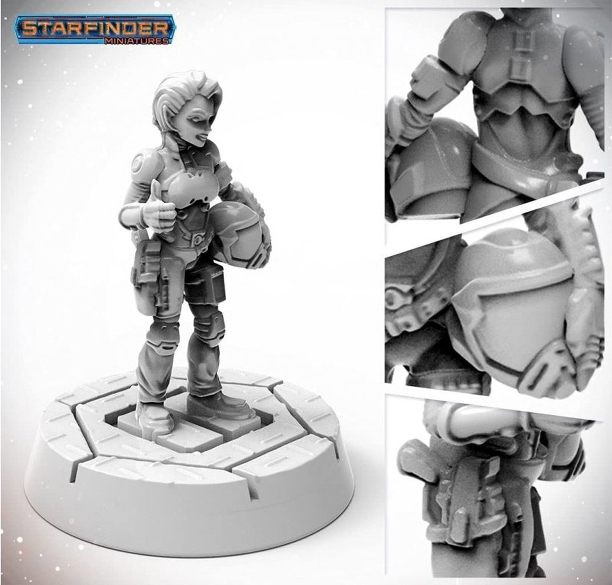 Starfinder Miniatures Halfling Pilot