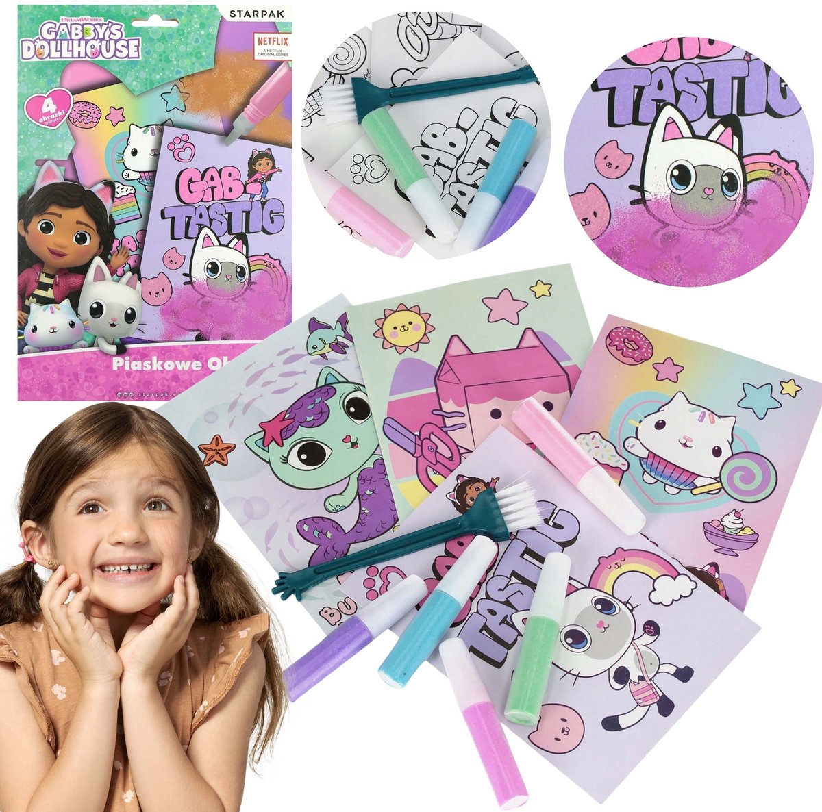 Gabbys Dollhouse Zandplaatjes, creatieve speelset