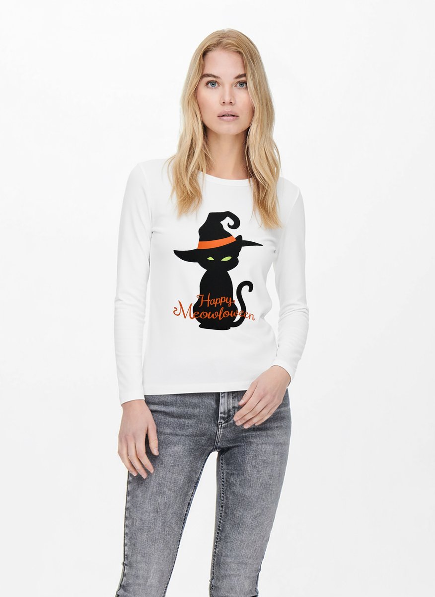 Starry Indigo - Halloween Kostuum - Reflective Kat - Dames T-shirt