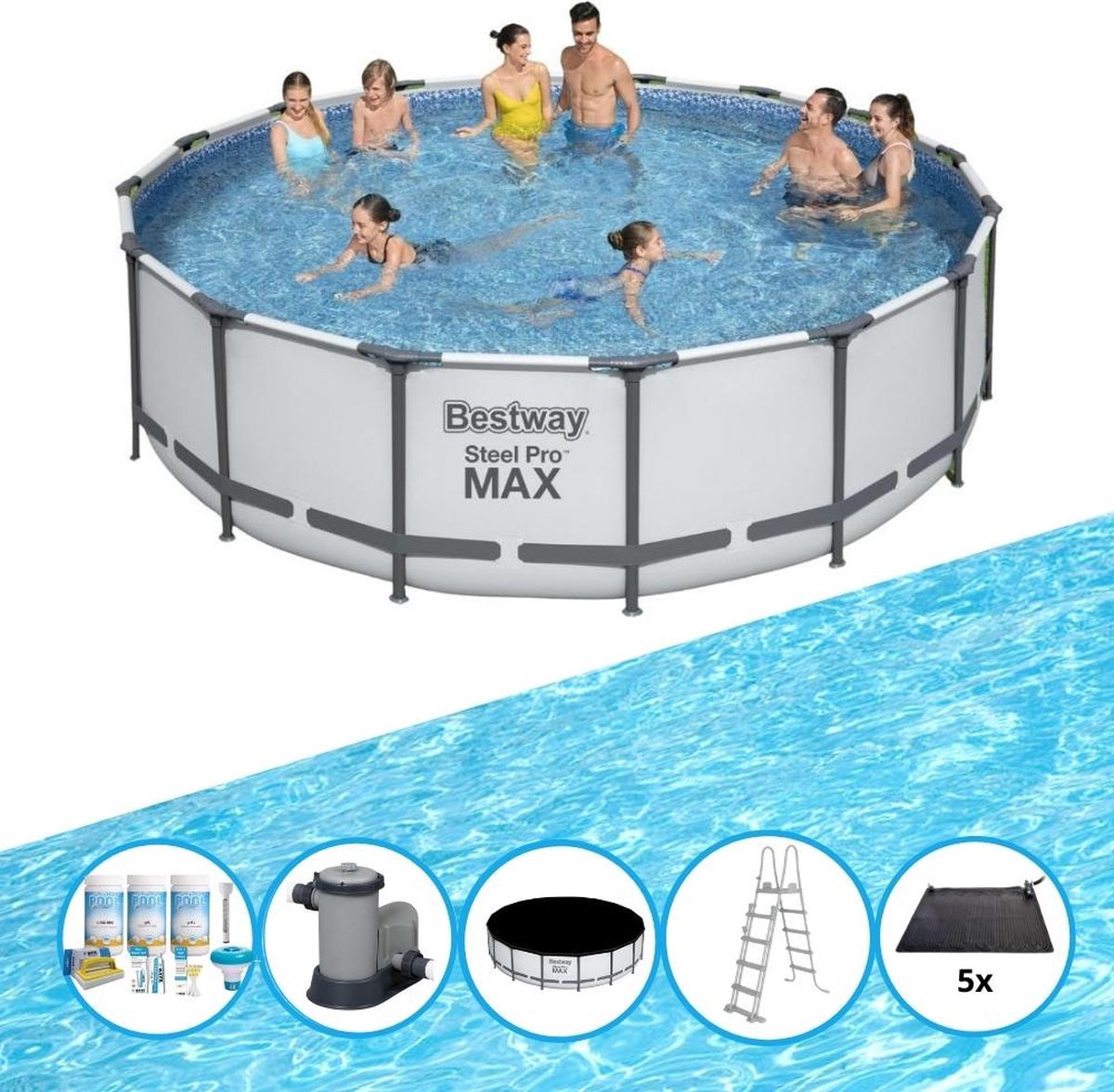 Zwembad Steel Pro MAX - Zwembad Deal - 488x122 cm