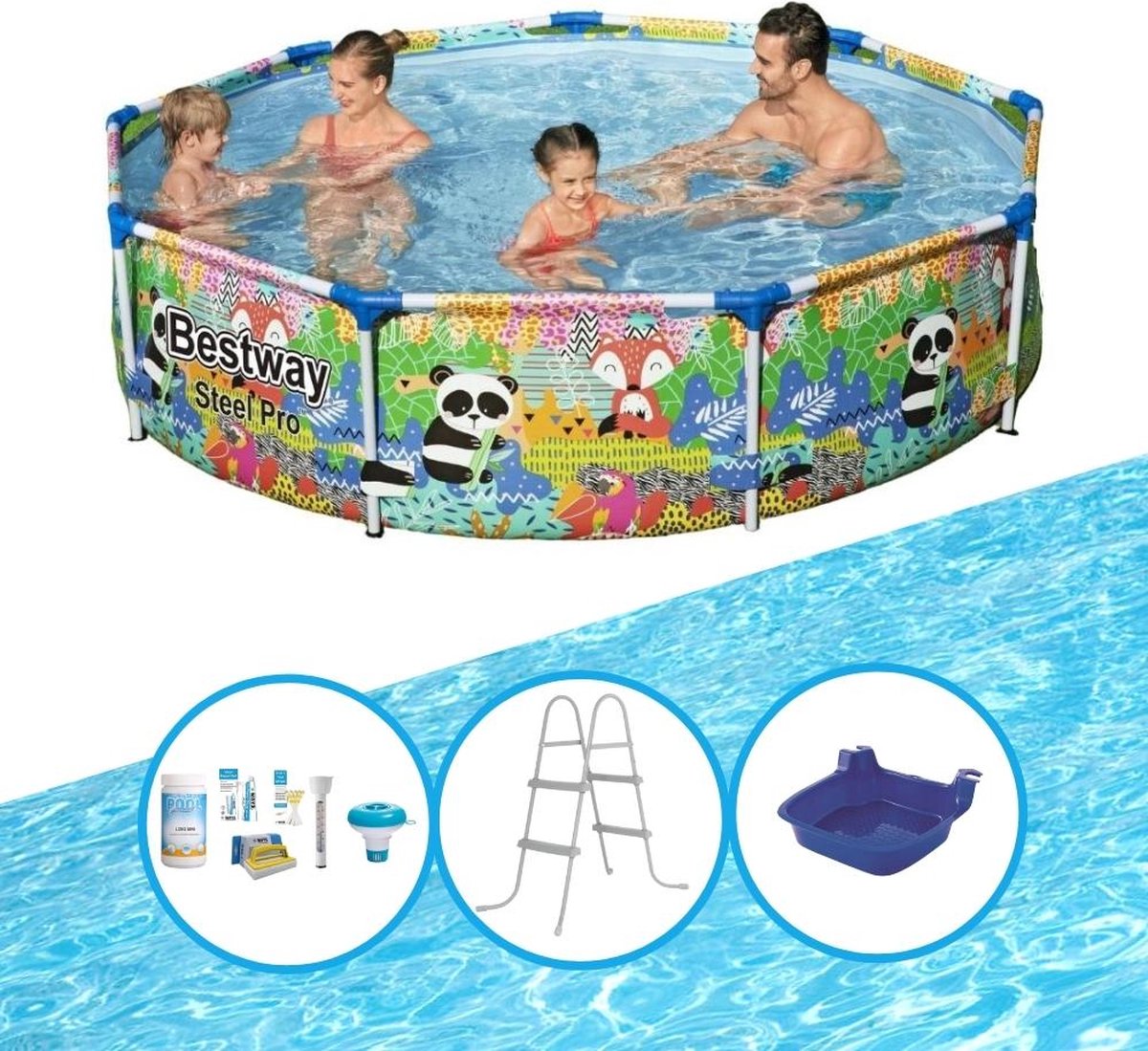 Zwembad Steel Pro - Met accessoires - 274x66 cm