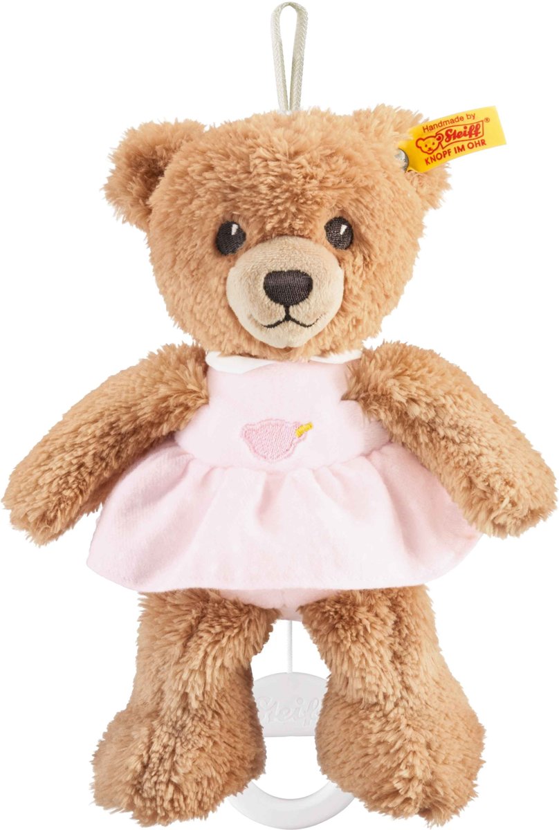 Steiff knuffel met geluid roze - 20cm