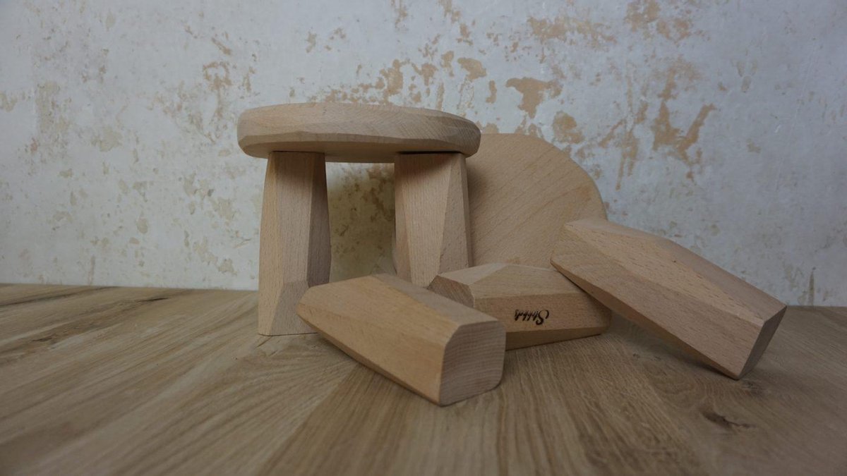 Karkendiem Soles 7 blokken beukenhout