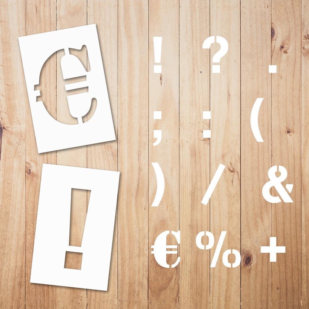 300 Mm Sjabloon Cargo Symbolen - Sjabloon letters - Sjablonen hobby volwassenen - Sjabloon alfabet