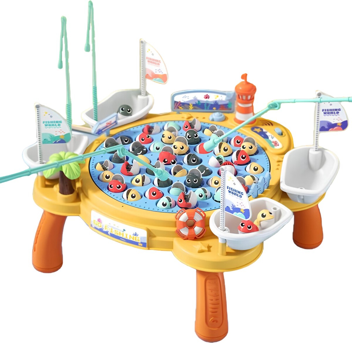 Stena Lets Go Fishing (XL) - Hengelspel - Visjes Vangen Spel - Visspel voor Kinderen - Vissenspel - Kinderspellen