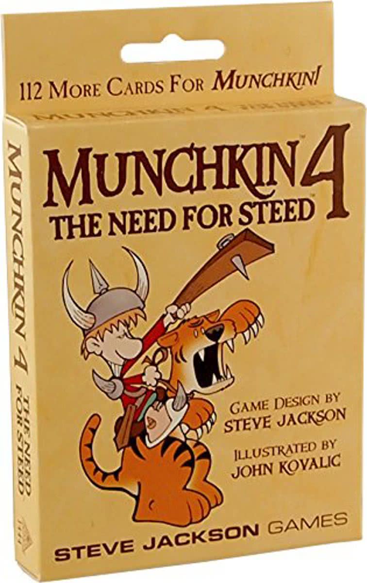 Munchkin 4 - The Need For Steed - Uitbreiding - Engelstalig kaartspel