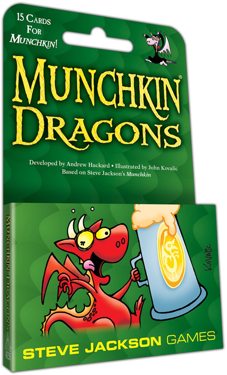 Munchkin Dragons Tuck Box - Uitbreiding - Engels - Steve Jackson Games
