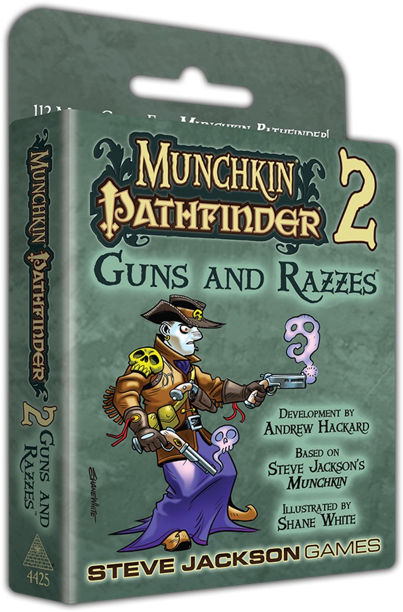 Munchkin Pathfinder 2: Guns and Razzes - Uitbreiding - Kaartspel - Engelstalig - Steve Jackson Games