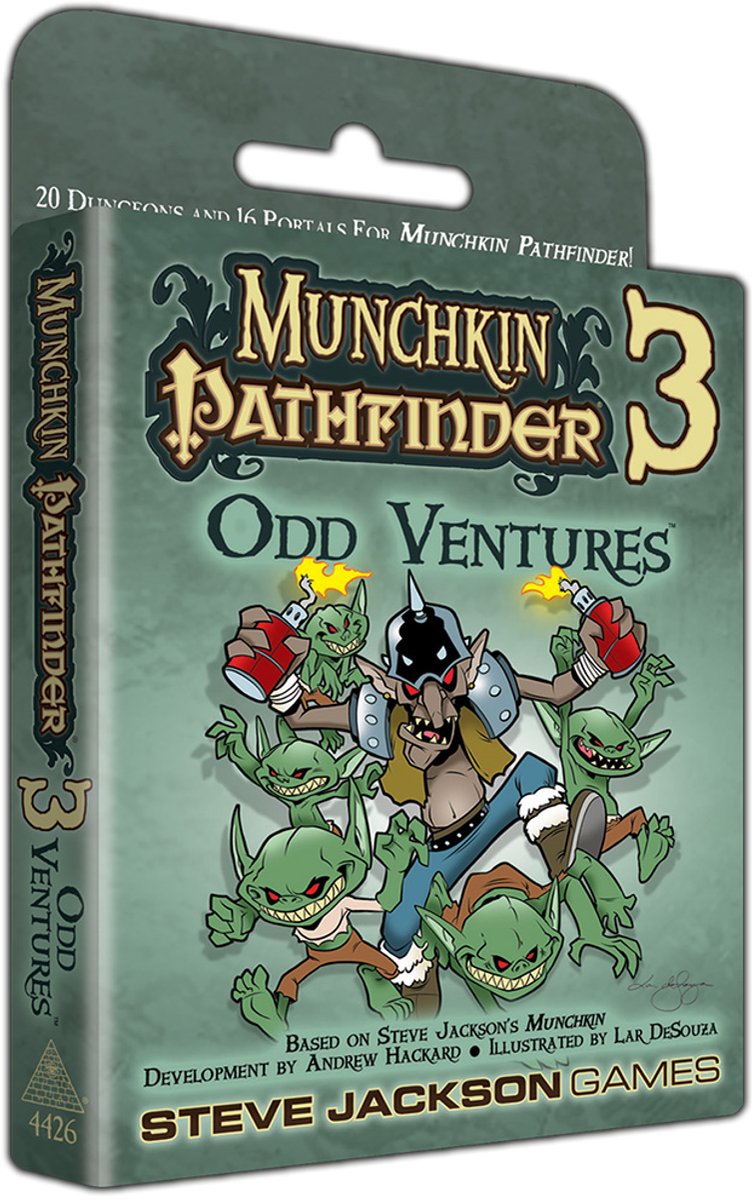 Munchkin Pathfinder 3 Odd Ventures - Kaartspel - Uitbreiding - Engelstalig - Steve Jackson Games