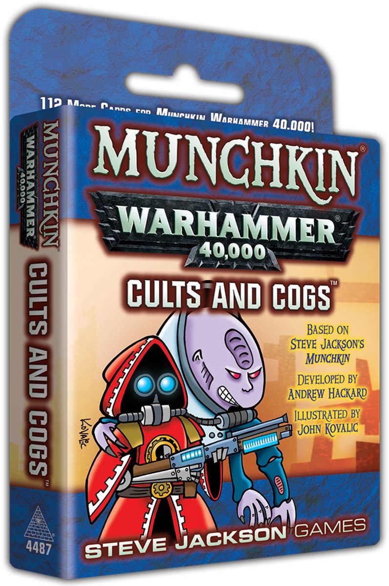 Munchkin Warhammer 40K Cults and Cogs - Uitbreiding - Kaartspel - Engelstalig - Steve Jackson Games