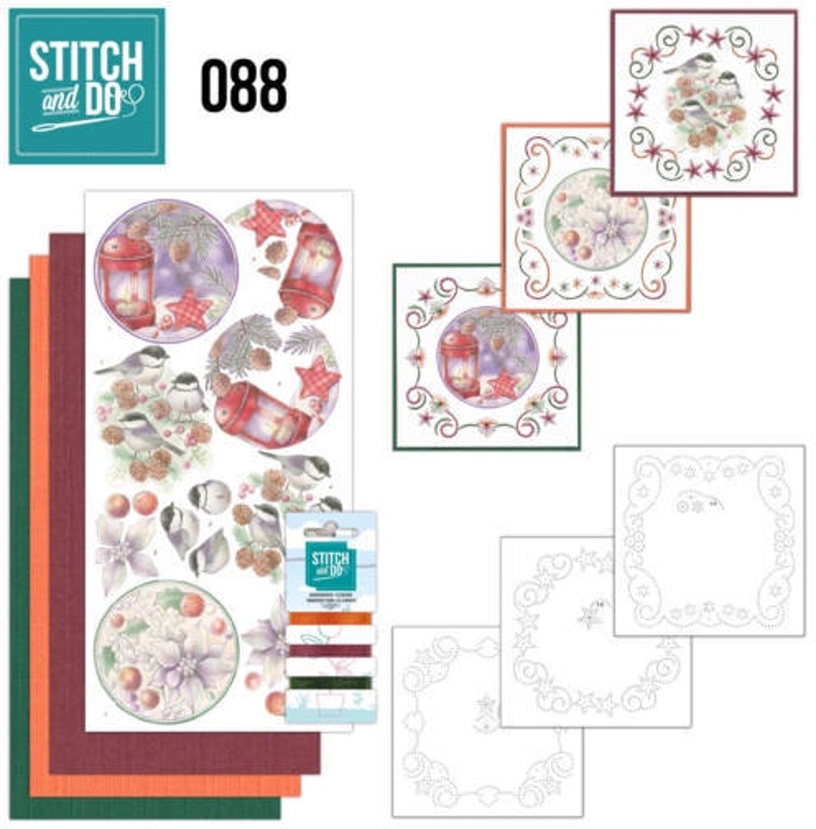 Stich and Do 88 - Kerst Bloemen