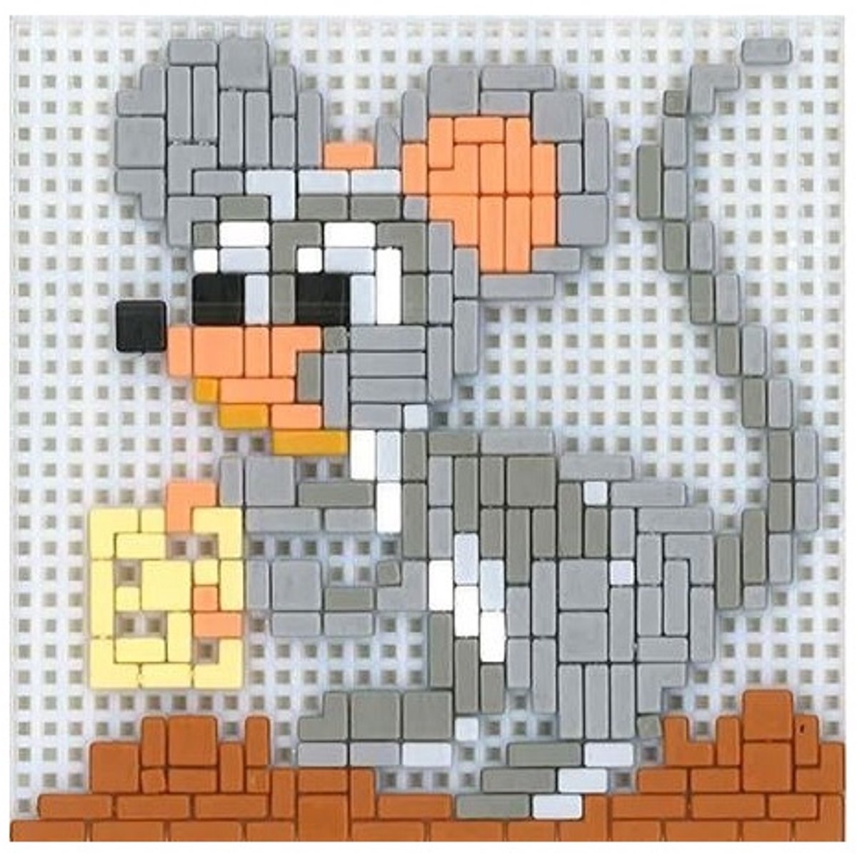 Stickit Ministecksysteem - muisje met kaas, ca. 500 steentjes