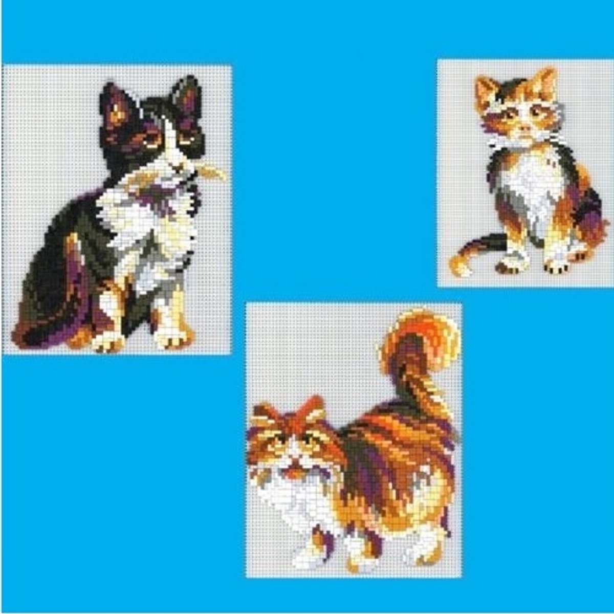 Stickit Poesjes drie-in-1, ca. 3.500-delig