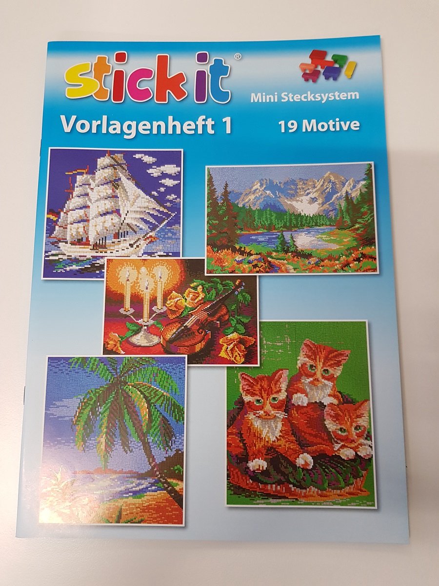 Stickit voorbeeldenboek met 19 voorbeelden voor Stickit en Ministeck