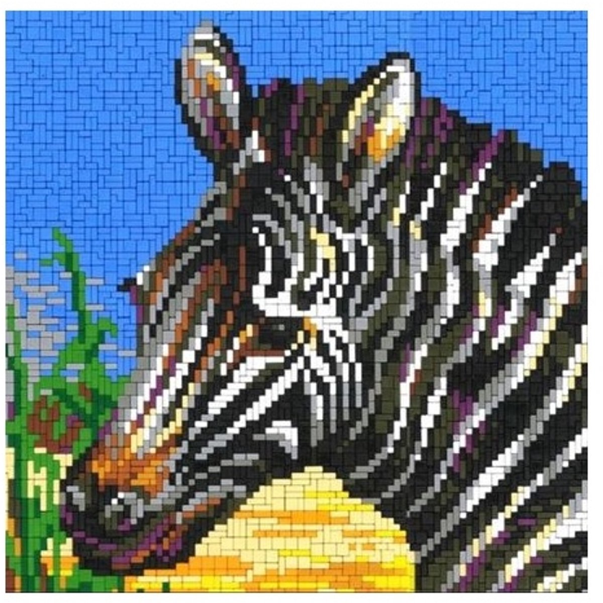 Stickit zebra, ca. 4.400-delig