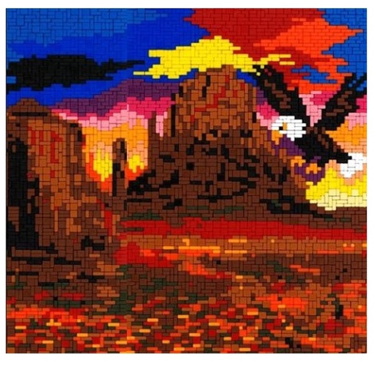 Stickit adelaar in Arizona, ca. 4.400 steentjes, compatibel met Ministeck