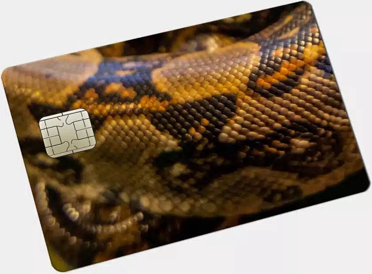 Pinpas Sticker Dierenhuid Python Slang - Grote Chip