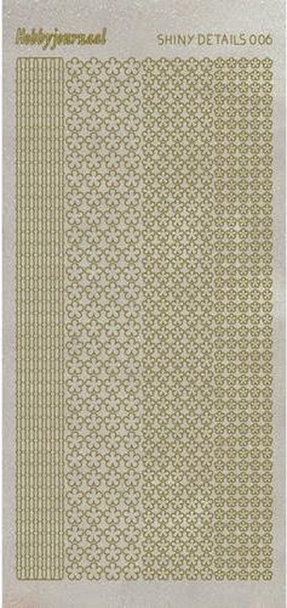 Shiny Details - Bloemen - Goud