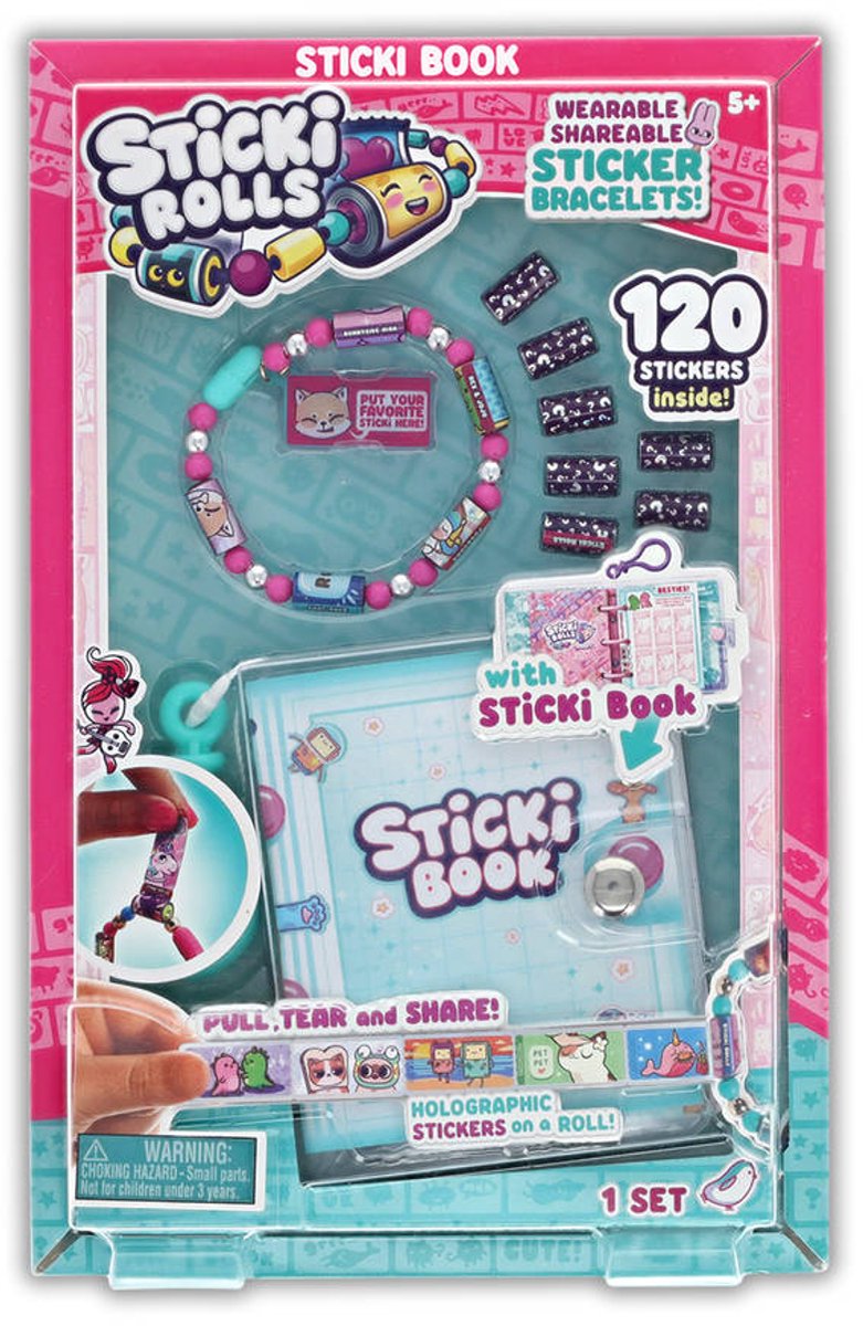Sticki Rolls Sticki stickerboek