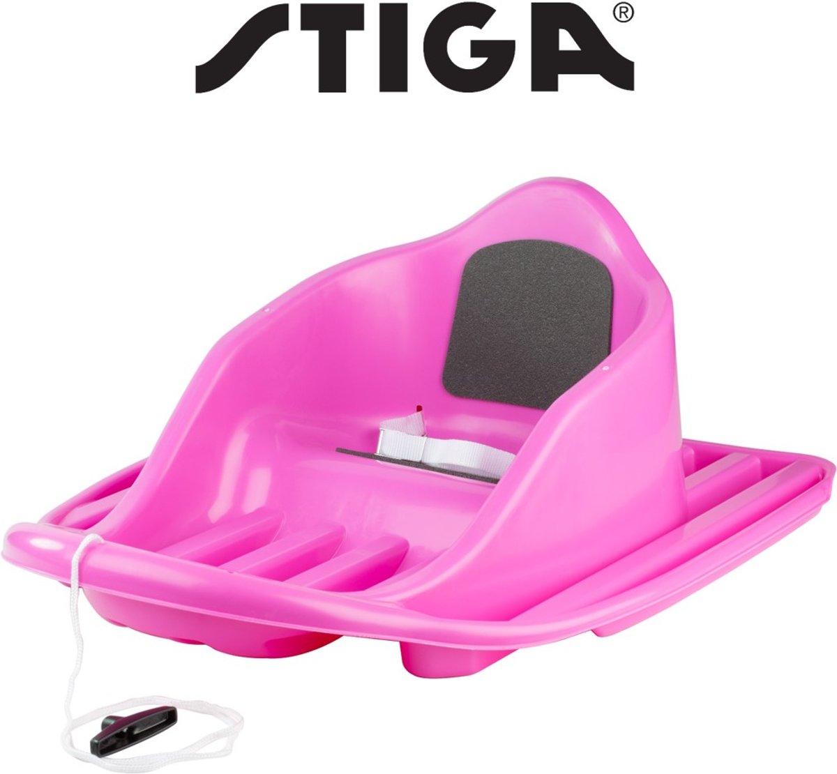 Babyslee – Plastic Baby Slee – Kunststof Sleetje voor Baby & Peuter – Stiga BabyCruiser – Roze