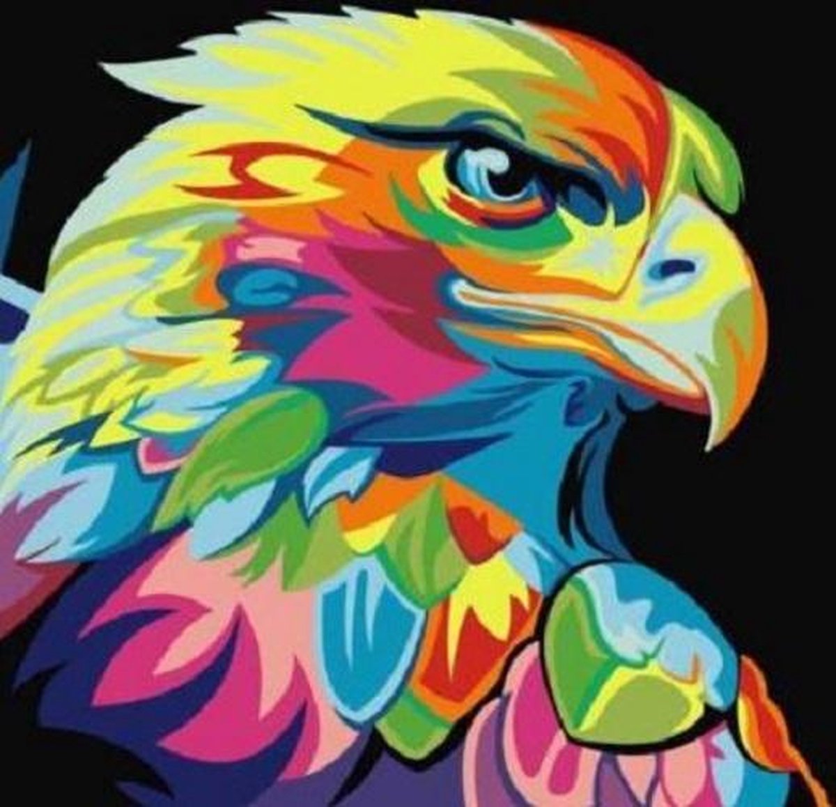 Adelaar - Diamond Painting - 15x20cm - Complete Set - Inclusief Tools