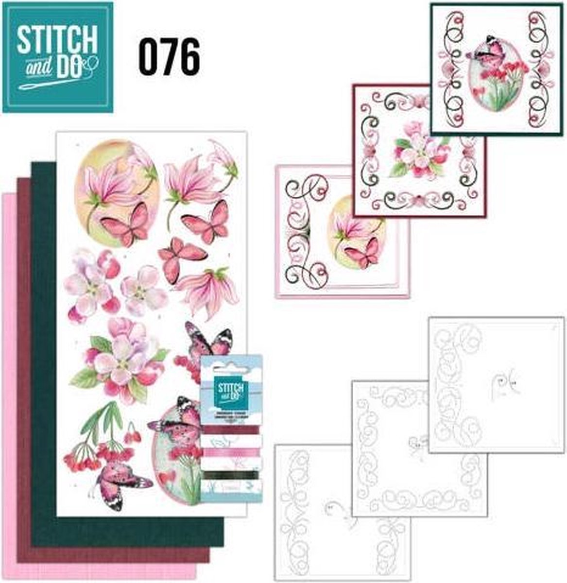 Stitch and Do 76 - Pink Flowers