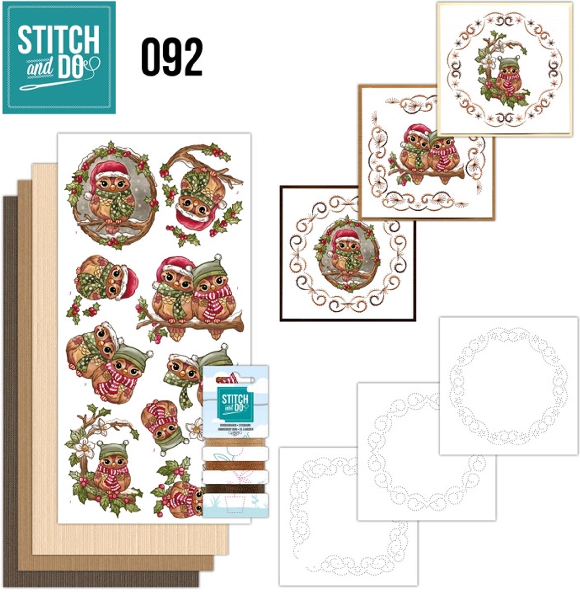 Stitch and Do 92 - Christmas Owls
