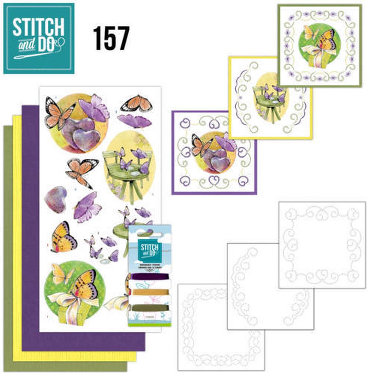 Nr. 157 Butterfly Touch by Jeanine´s Art for Stitch and Do