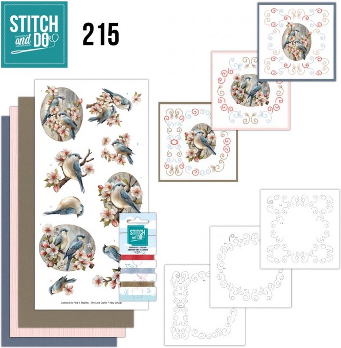 Stitch And Do 215 - Amy Design - Blue Birds