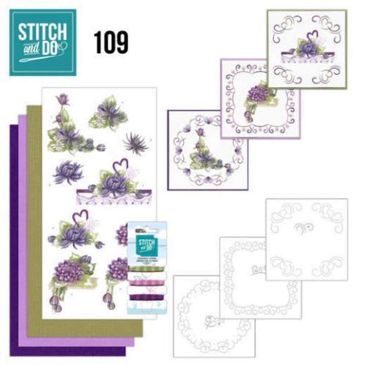 Stitch and Do 109 Summer Dahlias
