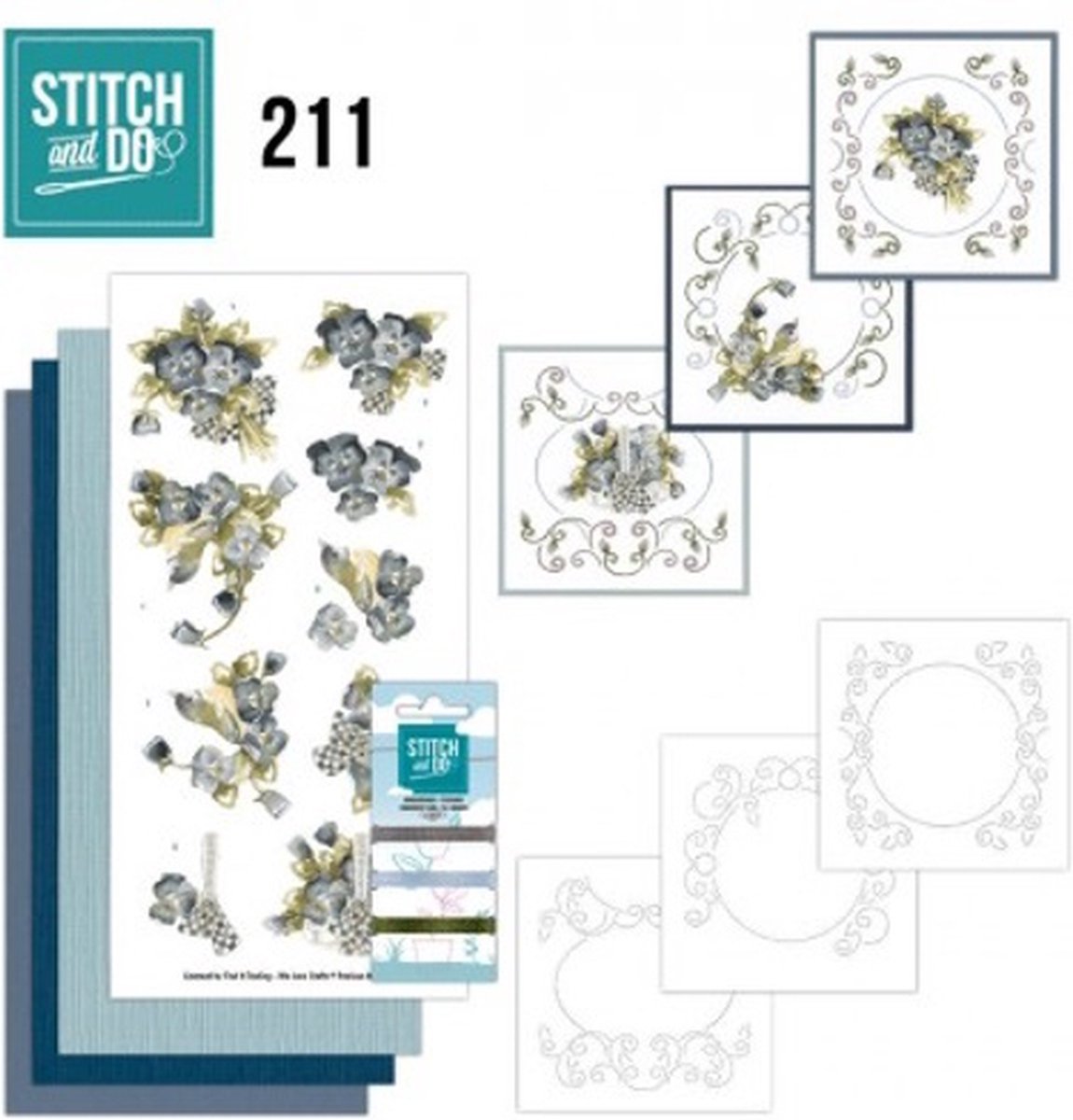 Stitch and Do 211 Painted Pansies