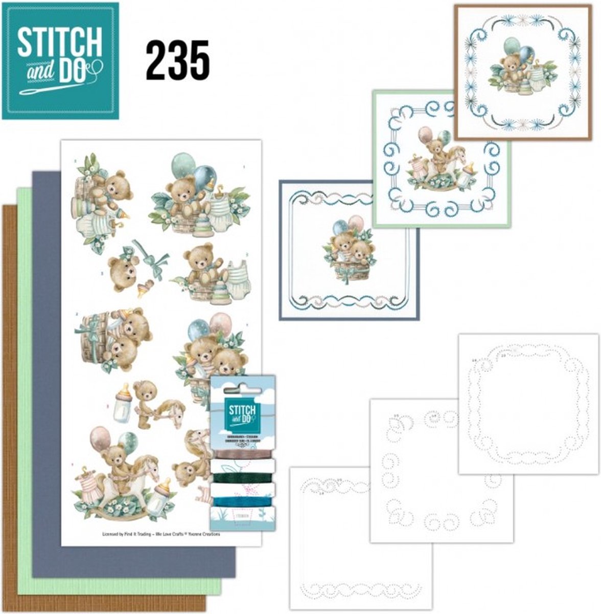 Stitch and Do Nr. 236 Orange floral