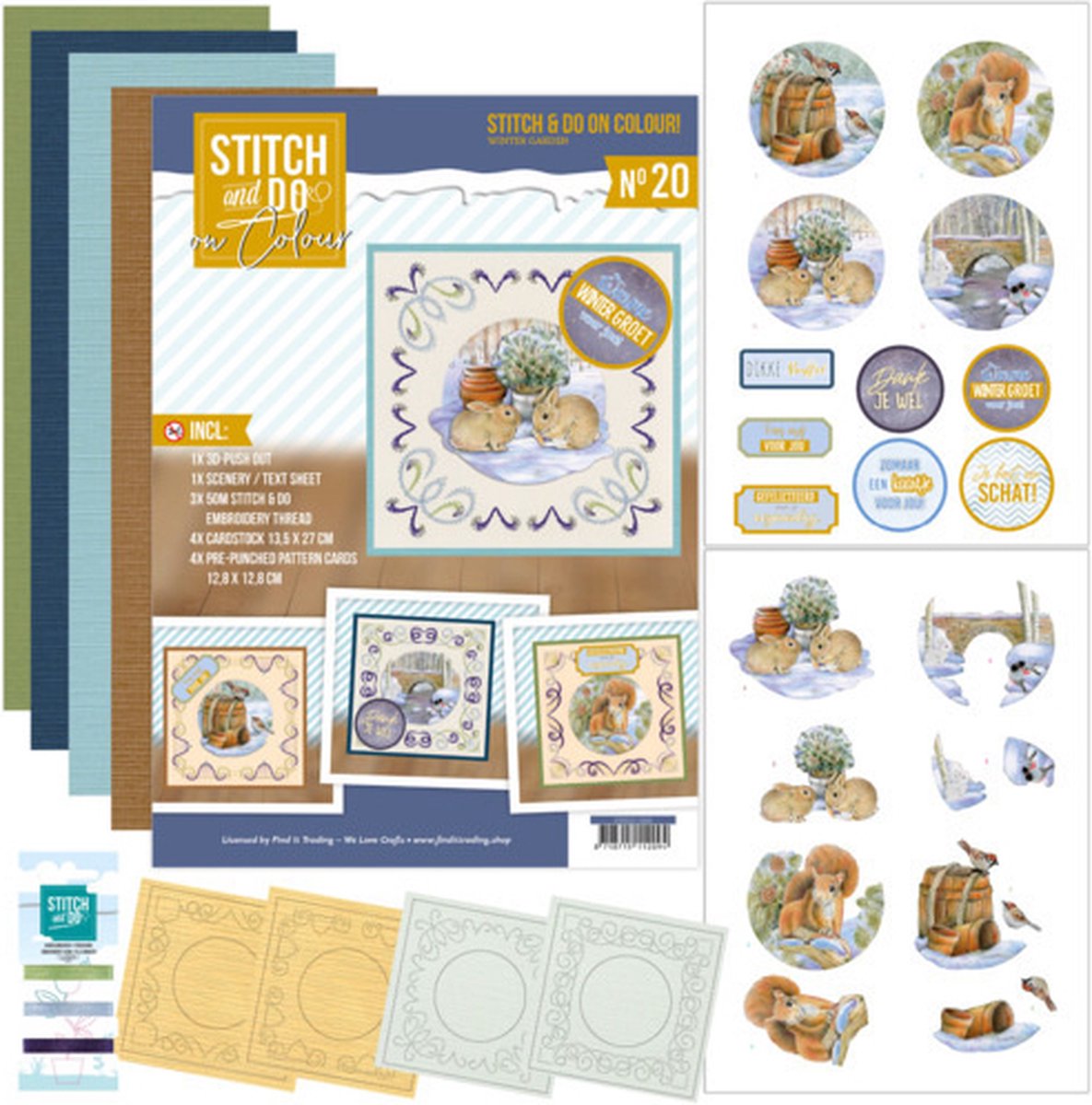 Stitch and Do on Colour 020 Jeanines Art Winter Garden