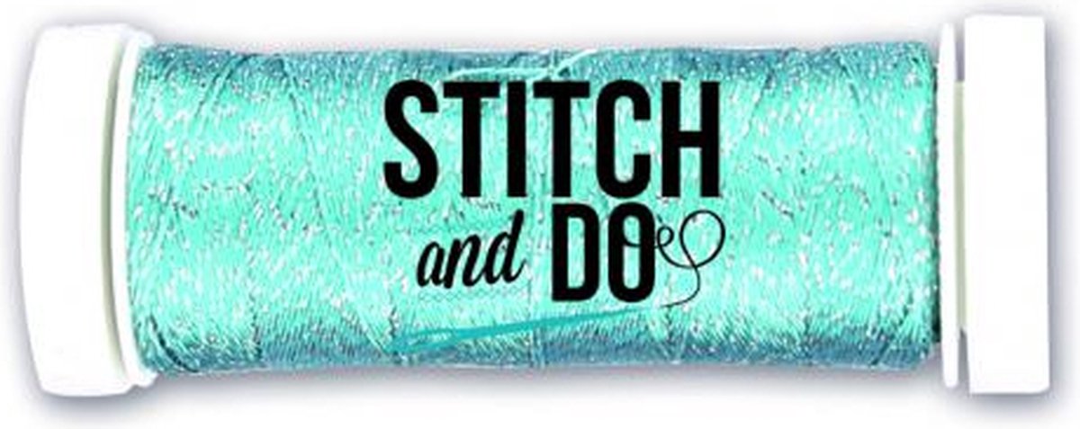 Turquoise Sparkles Thread Stitch and Do