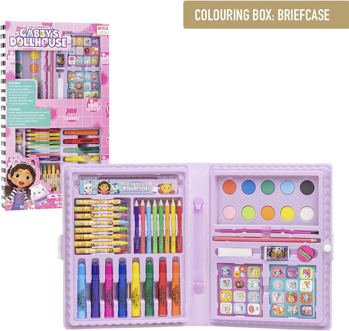 Gabbys Poppenhuis Tekenen - Tekenset - Tekendoos - 43 Pieces