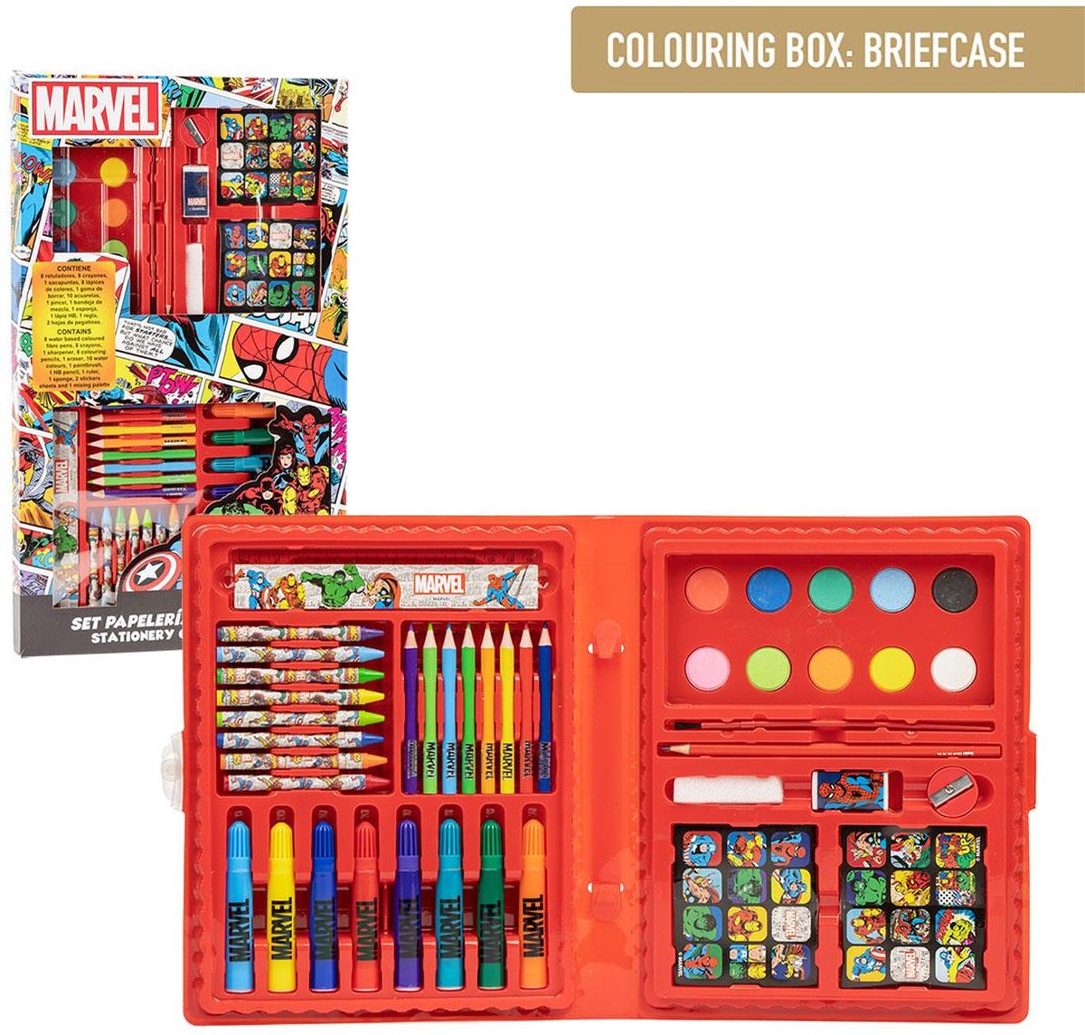 Marvel Avengers Tekenen Tekendoos Tekenset - 43 pieces