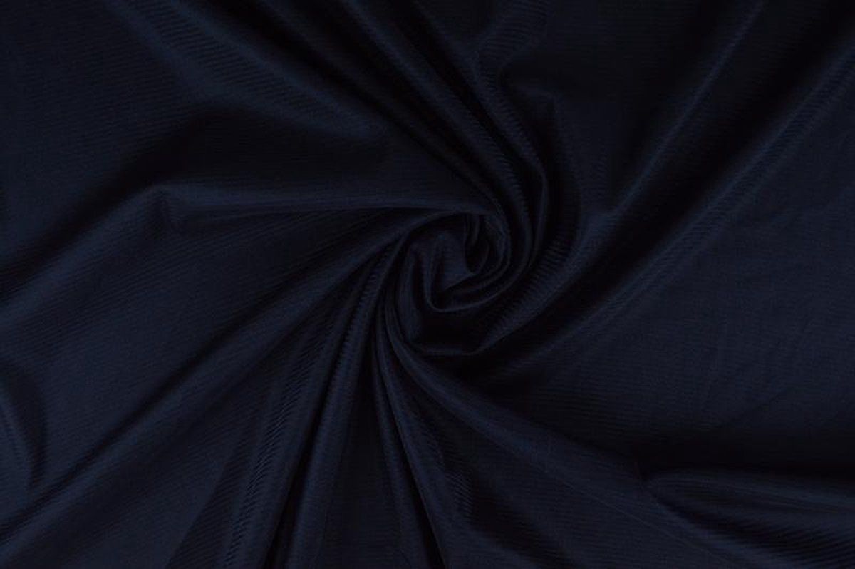Stretch voeringstof - Navy - 160cm breed - 15 meter