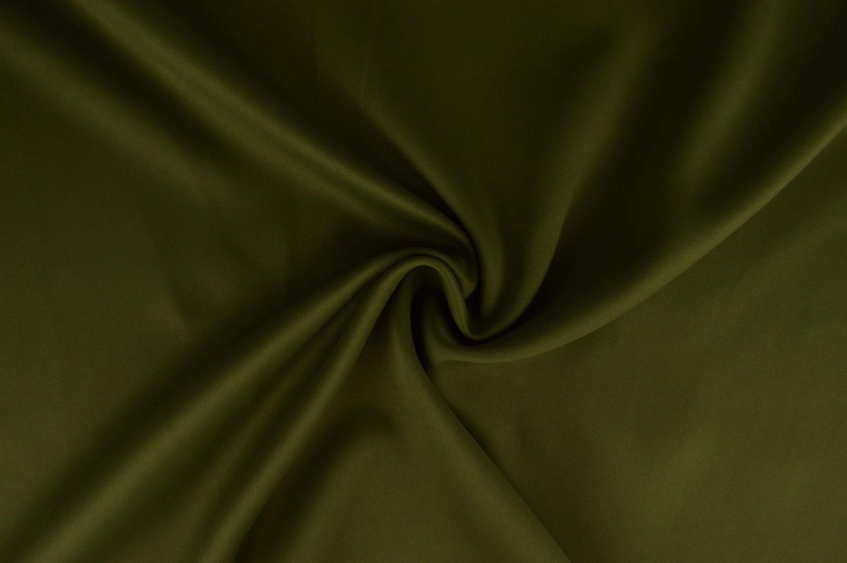 Verduisterende stof - Gordijnstof - Mosgroen - 10 meter
