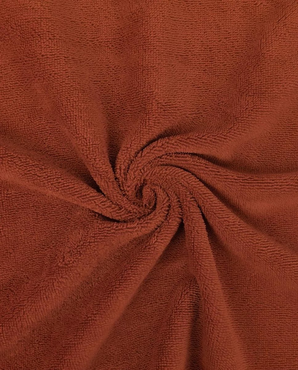 Bamboo Wellness Fleece / Velvet Stof - Brique 1538 - 1 Meter